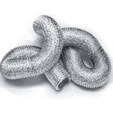 Duto Flexível Aluminizado 125mm 3 Metros P Exaustor E Coifa