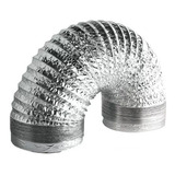 Duto Flexível Aluminizado Alumínio 400mm 16 Pol 05 Metros
