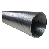 Duto Flexível Mangueira Alumínio 120mm Aquecedor Coifa 1 5mt