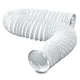 Duto Flexível PVC 150mm 3 Metros 6 Polegadas Para Ar Condicionado Portátil