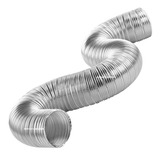 Duto Semiflexível Alumínio Para Exaustão 82mm 3 Mts