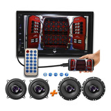Dvd 2din Multimidia Mp5 Bt Usb Falantes Pioneer 5 E 6 Pol