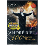 Dvd André Rieu The 100 Greatest Moments Triplo Lacrado 