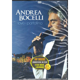 Dvd Andrea Bocelli Love In Portofino Com Sandy Lacrado Raro!
