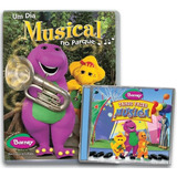 Dvd Barney Um Dia Musical No Parque   Cd Vamos Fazer Música
