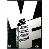 Dvd Box Filmes Velozes E Furiosos Quadrilogia 1magnus
