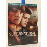 Dvd Box Supernatural 3 Temporada Completa 5 Dvd Dublado