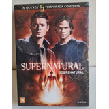Dvd Box Supernatural Quinta Temporada Completa
