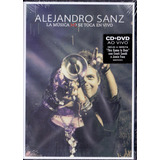 Dvd Cd Alejandro Sanz La Música Se Toca Em Vivo