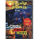 Dvd cd Charlie Brown Jr Música Popular Caiçara Ao Vivo