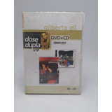 Dvd cd Gilberto Gil  Dose Dupla Vip   Orginal  pack 