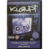 Dvd cd   Kurupt   G Tv  sem Cortes  Novo   Original Lacrado