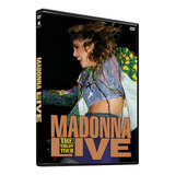 Dvd Cd Madonna The Virgin Tour capa 1 