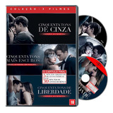 Dvd Cinquenta Tons De Cinza Coleção Trilogia 3 Filmes