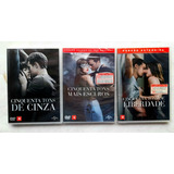 Dvd Coleção Cinquenta Tons De Cinza Filmes Original
