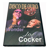 Dvd Disco De Ouro Grandes Vozes Stevie Wonder Cocker Lacrado