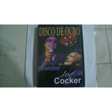 Dvd Disco De Ouro Stevie Wonder + Joe Cocker (lacrado)