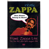 Dvd Frank Zappa - Does Humor Belong In Music?