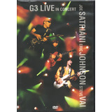 Dvd G3 In Concert Joe Satriani Eric Johson E Steve Vai