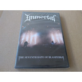 Dvd Immortal   The Seventh Date Of Blashyrkh  dvd cd Lacrado