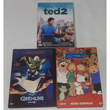 Dvd Lote Ted 2 Gremlins Uma Família Da Pesada Temp 7 Sete
