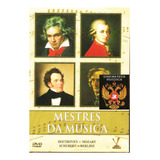 Dvd Mestres Da Música Box 4 Dvds Mozart Beethoven Schubert +