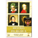 Dvd Mestres Da Música Box 4 Dvds Mozart Beethoven Schubert
