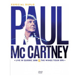 Dvd Paul Mccartney - Live In Quebec 2008 & The Wings Tour76