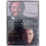Dvd Pavarotti And Levine In Recital - Raro Novo Lacrado 