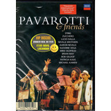 Dvd Pavarotti E Friends 1 E 2 Bryan Adams Original Lacrado 