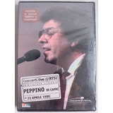 Dvd Peppino Di Capri I Concerti Live - Original Novo Lacrado
