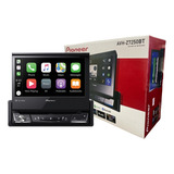 Dvd Player Retratil Pioneer Avh z7250bt Carplay Android Waze Cor Preto