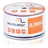 Dvd r Dl Dv047 Multilaser 240min 8 5gb 8x Printable C 50