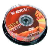Dvd r Virgem 4 7gb 1 X 8x Emtec C 25 Unidade