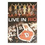 Dvd Rbd Live In Rio Rebelde Original Novo Lacrado Raro 