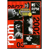 Dvd Rpm Mtv Ao Vivo 2002 Paulo Ricardo Original Lacrado 