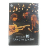 Dvd Sandy E Junior Acústico Mtv Usado Conservado Original