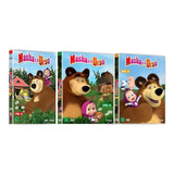 Dvds Masha E O Urso   Volumes 4 5   6   3 Dvds Caixa Box