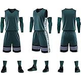 DVGEY Camisetas De Basquete Personalizadas Qualquer Nome Número Logotipo Do Time Camisetas De Basquete Para Homens Mulheres Crianças Adulto Conjunto De Uniforme De Basquete Verde Custom Basketball