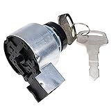 DVPARTS Interruptor De Ignição Com 2 Chaves SBA385202601 Para Trator New Holland Boomer- T- TC