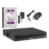 Dvr Intelbras 16 Canais Mhdx 1116 Com Hd 2tb Purple