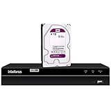 DVR Intelbras MHDX 1216 Full HD 1080P 16 Canais Gravador Digital De Vídeo HD 4TB Purple