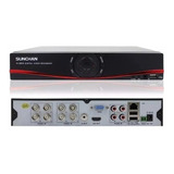 Dvr Nvr P2p Sunchan 8 Canais Hibrido Full Hd