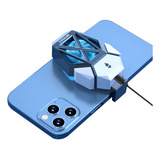 Dy08 Cooler Modelo Plug in Silencioso Portátil Para Celular Cor Plug in Dy08 Modelo Preto E Branco Cores Contrastantes