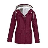 DYNWAVE Adulto Unissex Casaco De Esqui Impermeável Feminino Casaco De Neve Quente De Inverno Capa De Chuva Com Capuz Jaqueta De Esqui À Prova D Água Para Montanhismo Jaqueta À Prova De Chuva