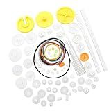 Dynwave Kits De Pacote De Engrenagens 82 Peças Polia Correia Engrenagem De Redução Dupla Várias Buchas De Eixo De Engrenagem Para Carro Brinquedo Robô