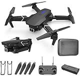 E88 Drone Com Camera Drone Profissional 1080p HD 4K FPV WiFi Mini Controle Remoto DroneQuadricóptero Com Bolsa De Transporte