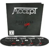 Earbook Accept - Restless And Live Bluray + Dvd + 2 Cds Novo