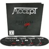 Earbook Accept Restless And Live Bluray Dvd 2 Cds Novo