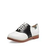 Eastland Sapato Oxford Feminino Sadie Preto Branco 11
